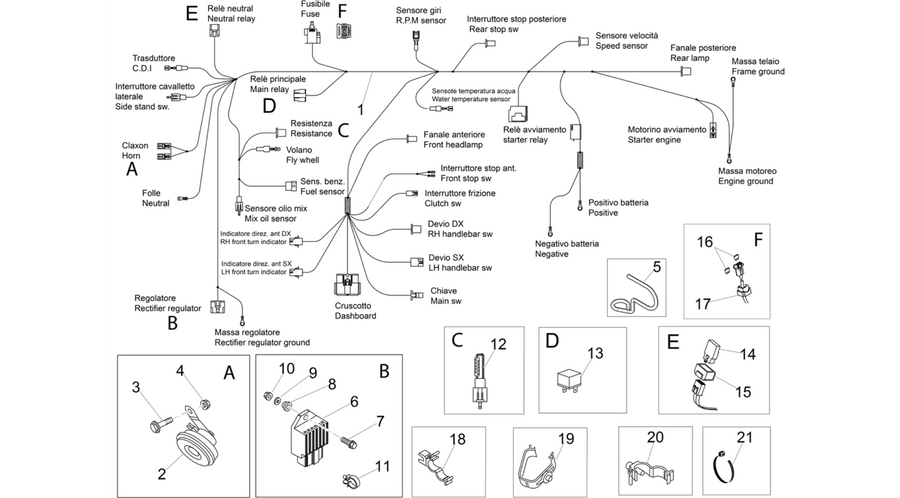Front electrical system