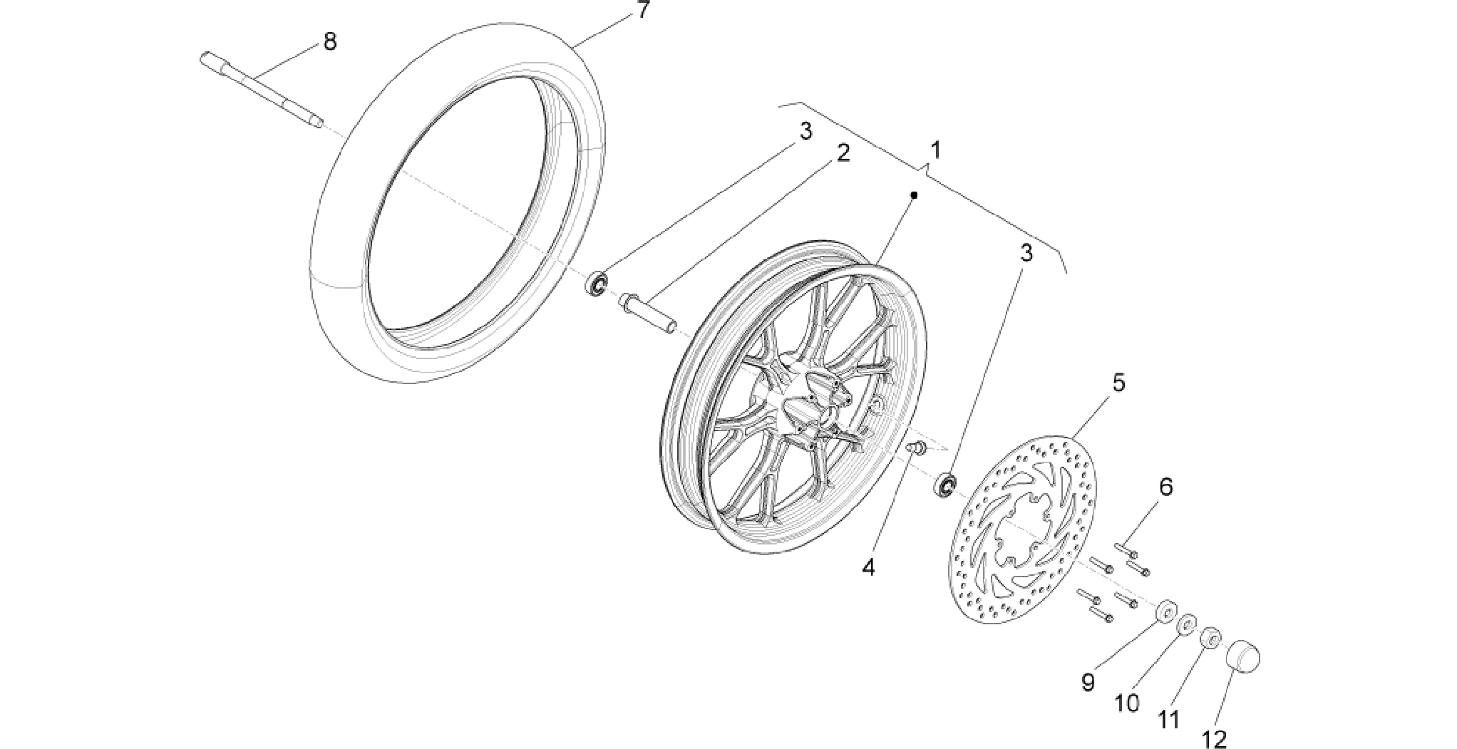 Front wheel