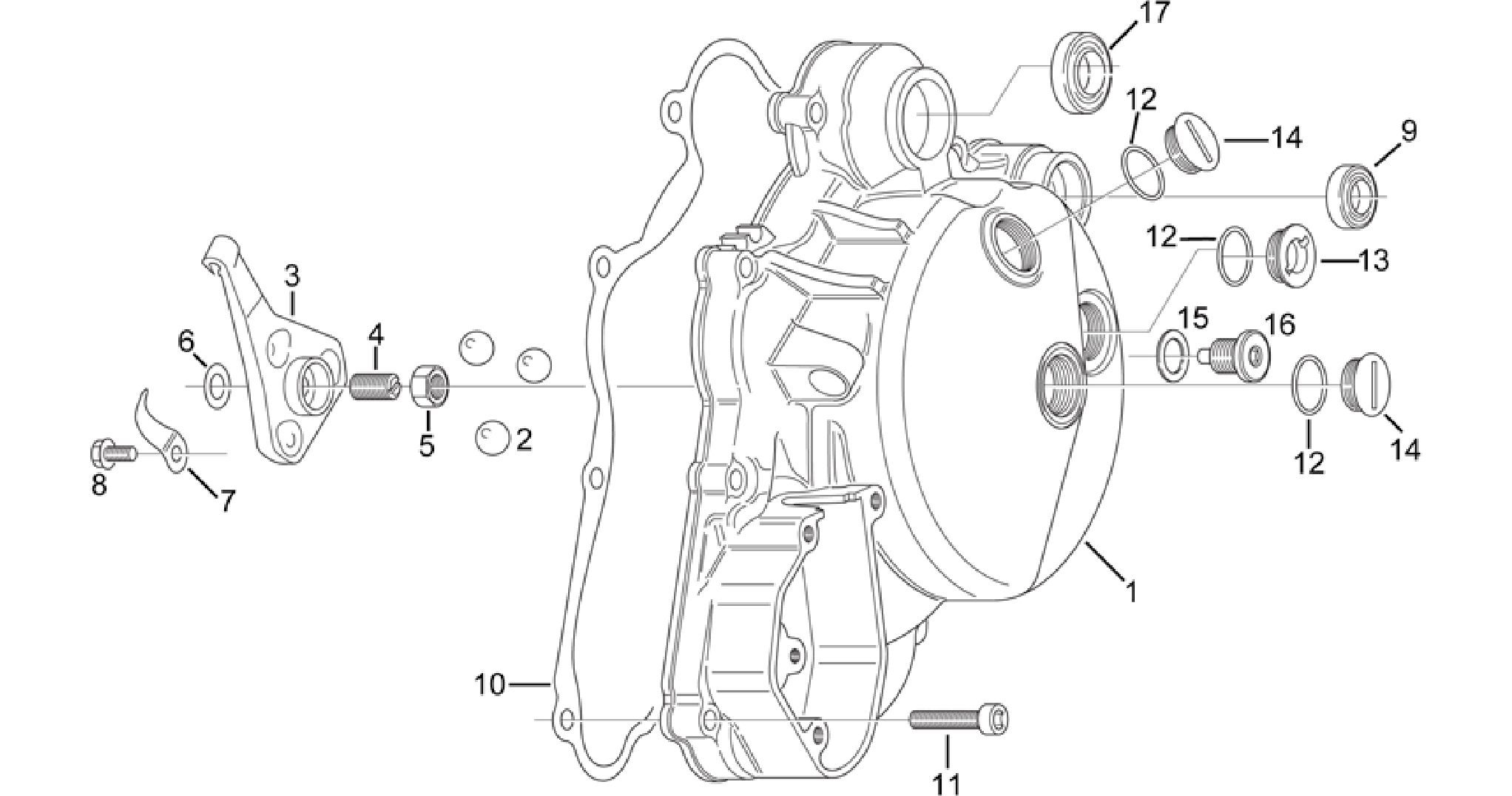 Clutch cover