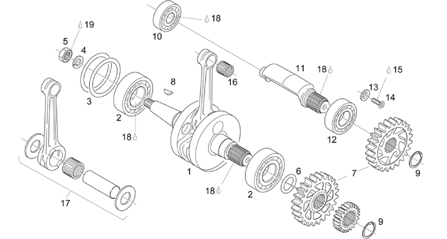 Crankshaft - Balance shaft