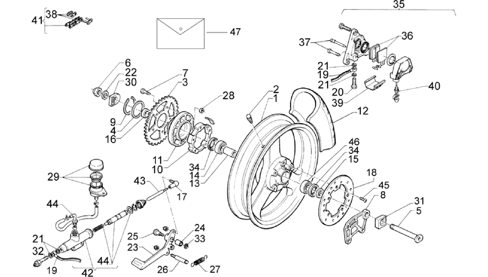 Rear wheel