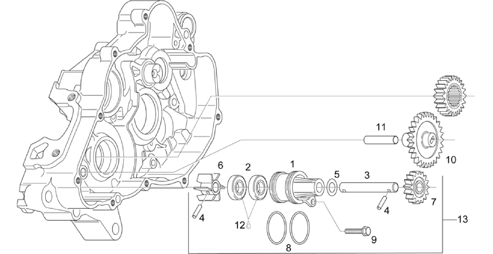 Water pump assy