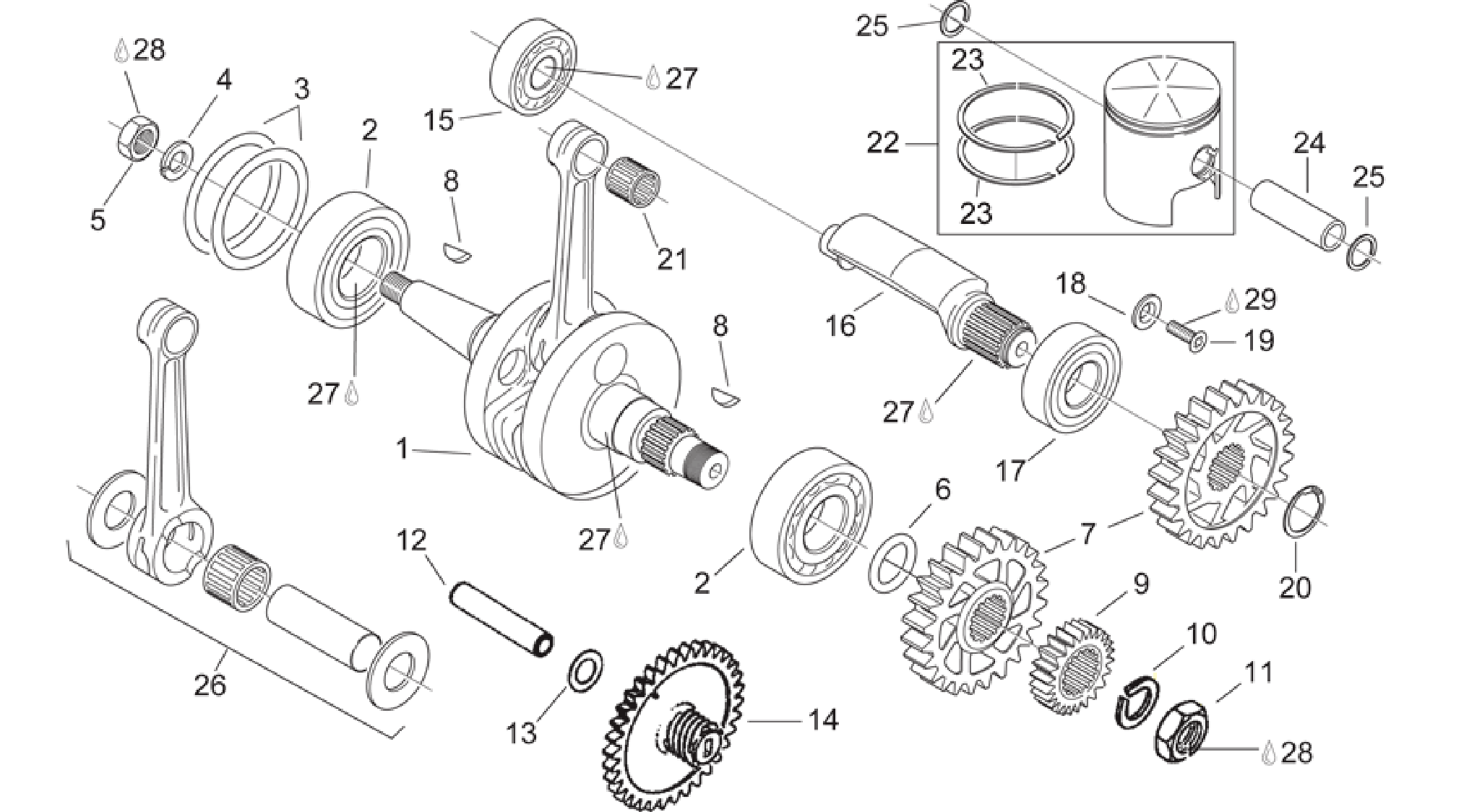 Crankshaft - Balance shaft