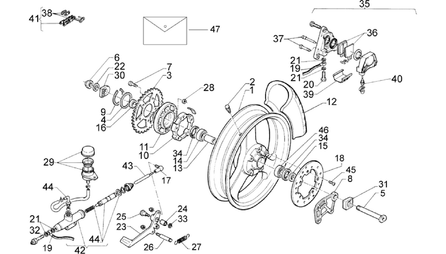 Rear wheel