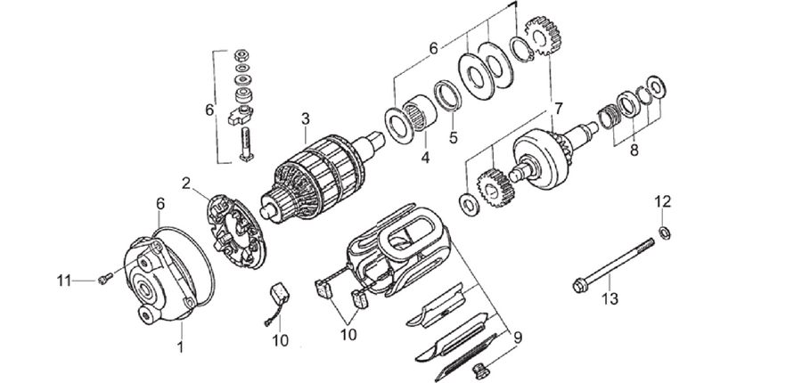 Starter motor