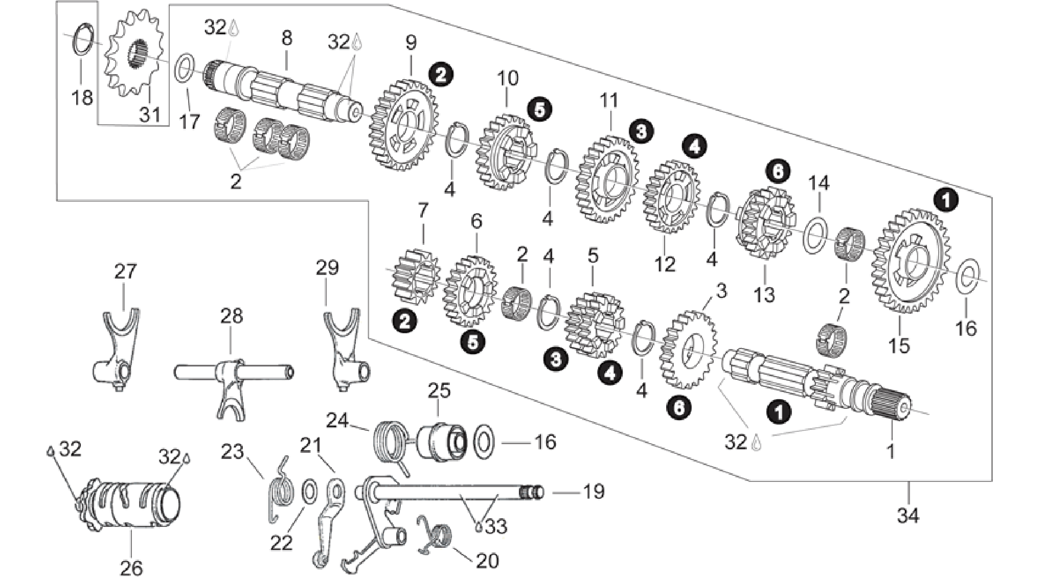 Transmission 6 speed