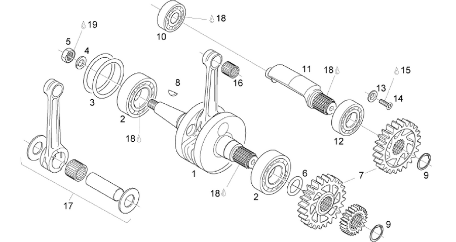 Crankshaft - Balance shaft