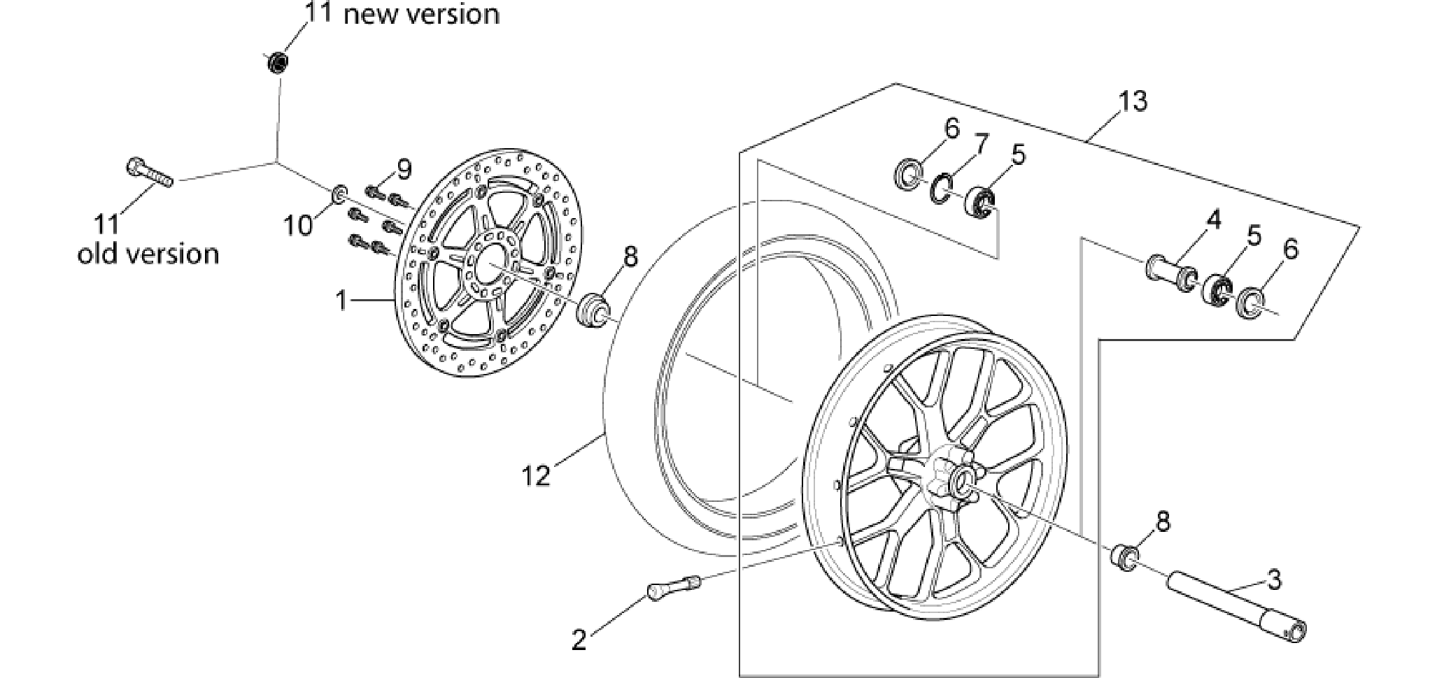 Front wheel
