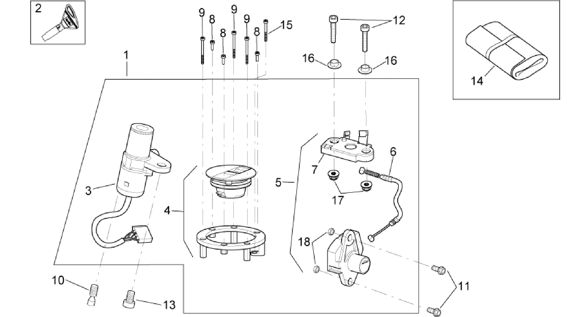 Lock hardware kit