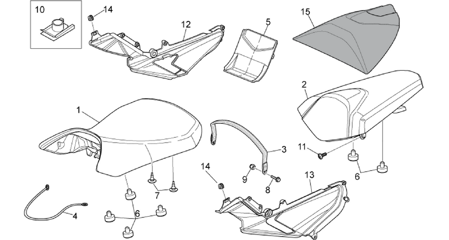 Saddle unit