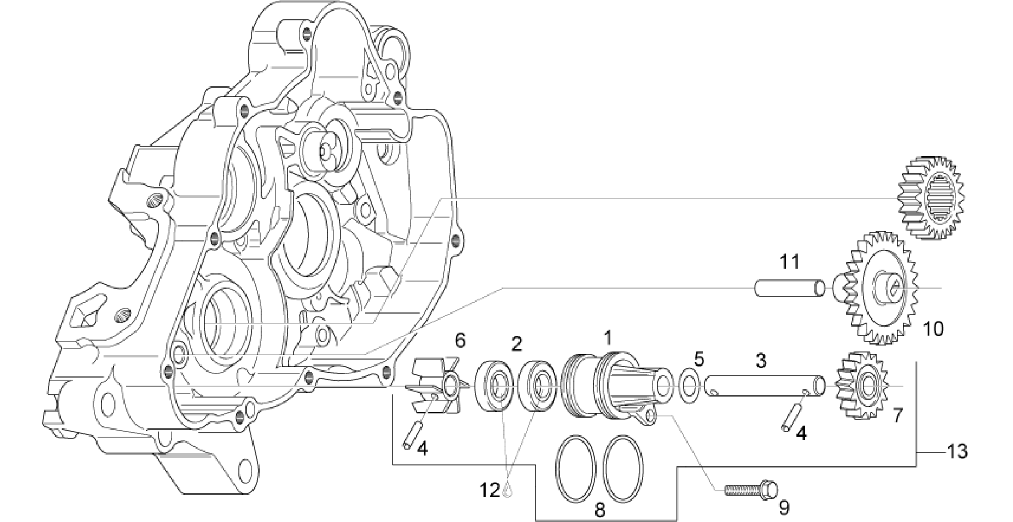 Water pump assy
