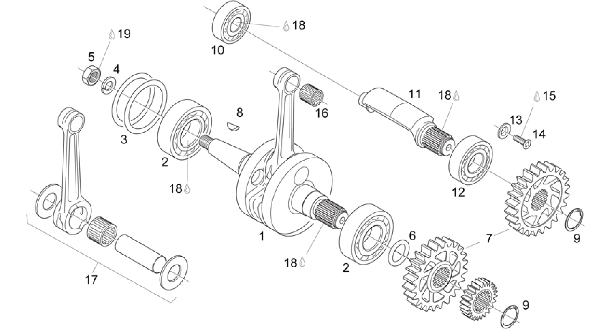 Crankshaft - Balance shaft