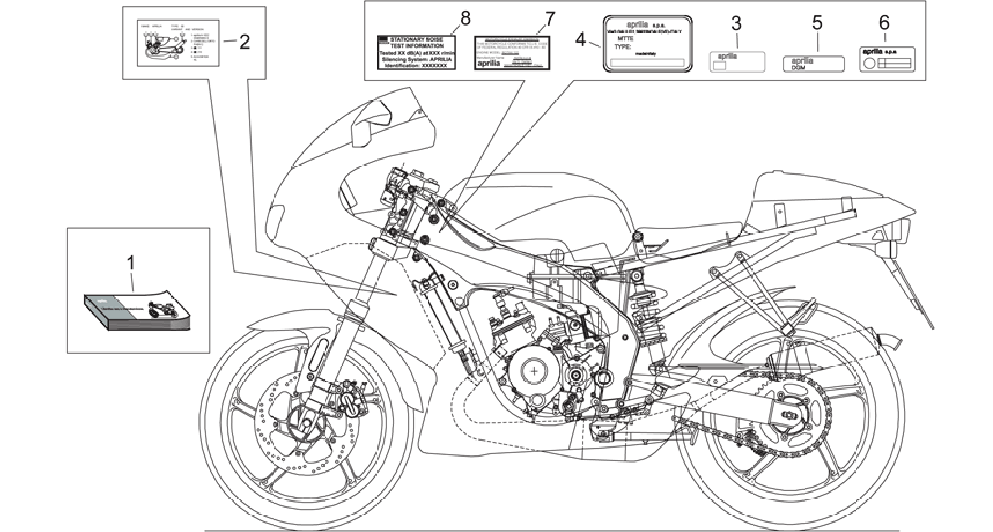 Plate set and handbook
