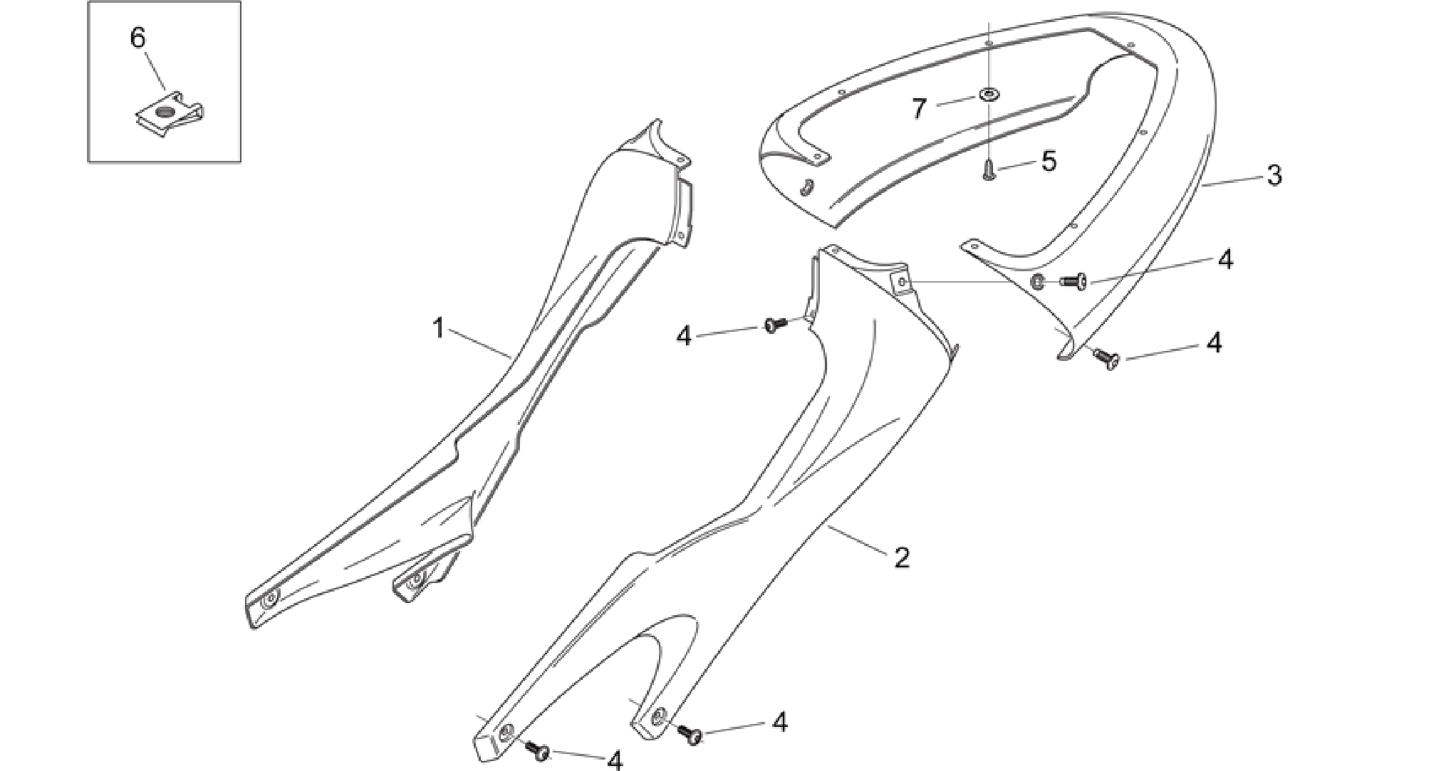 Rear body I