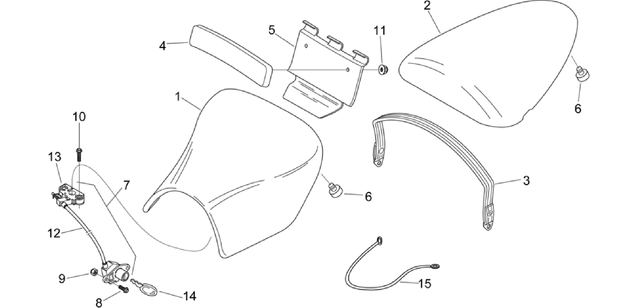 Saddle unit