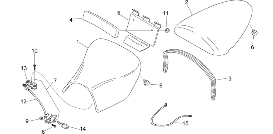 Saddle unit