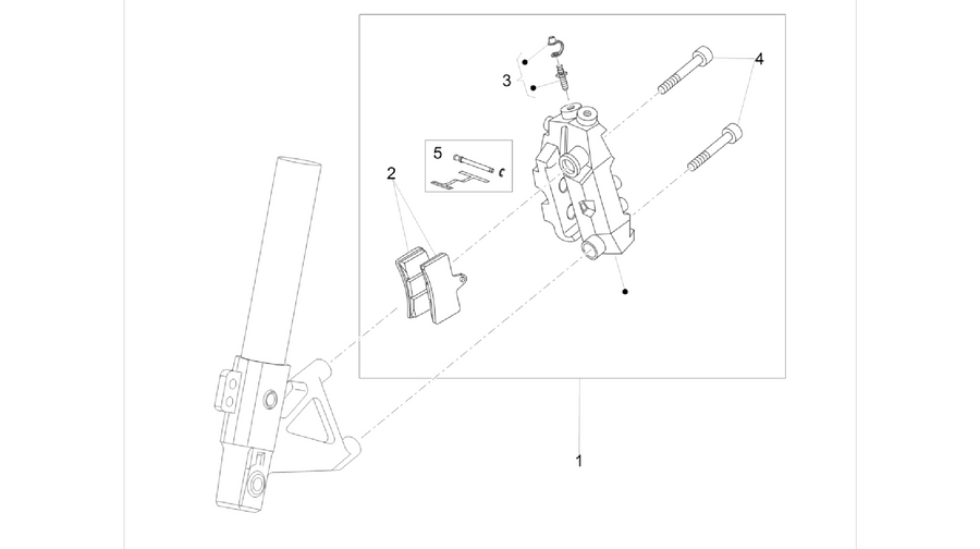 Front brake caliper