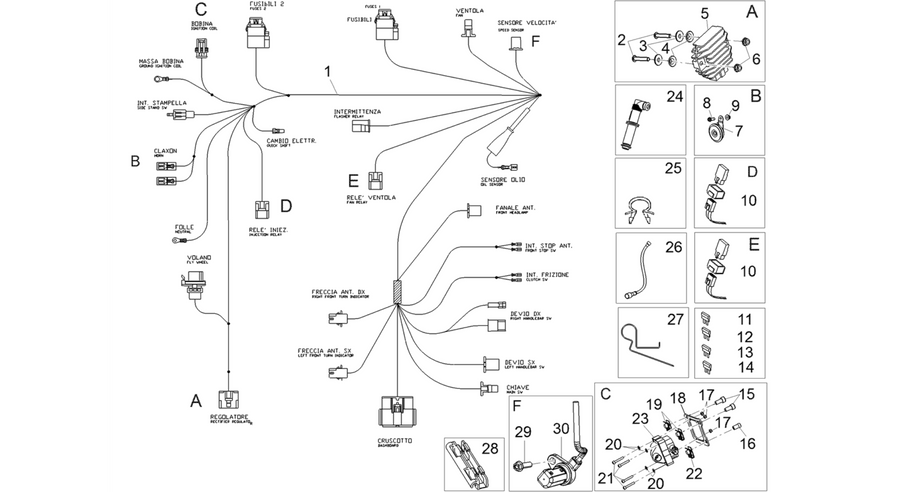 Front electrical system
