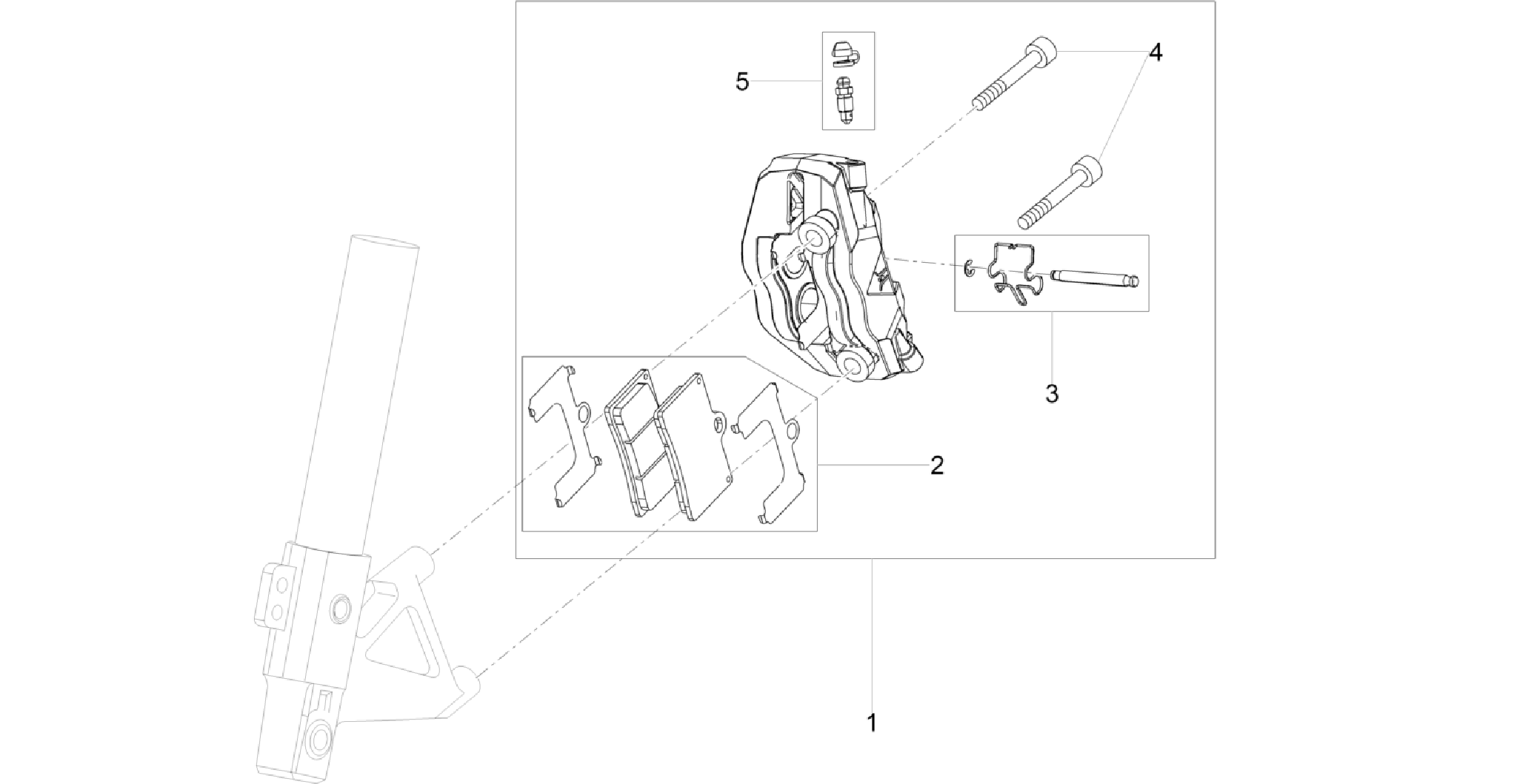 Front brake caliper