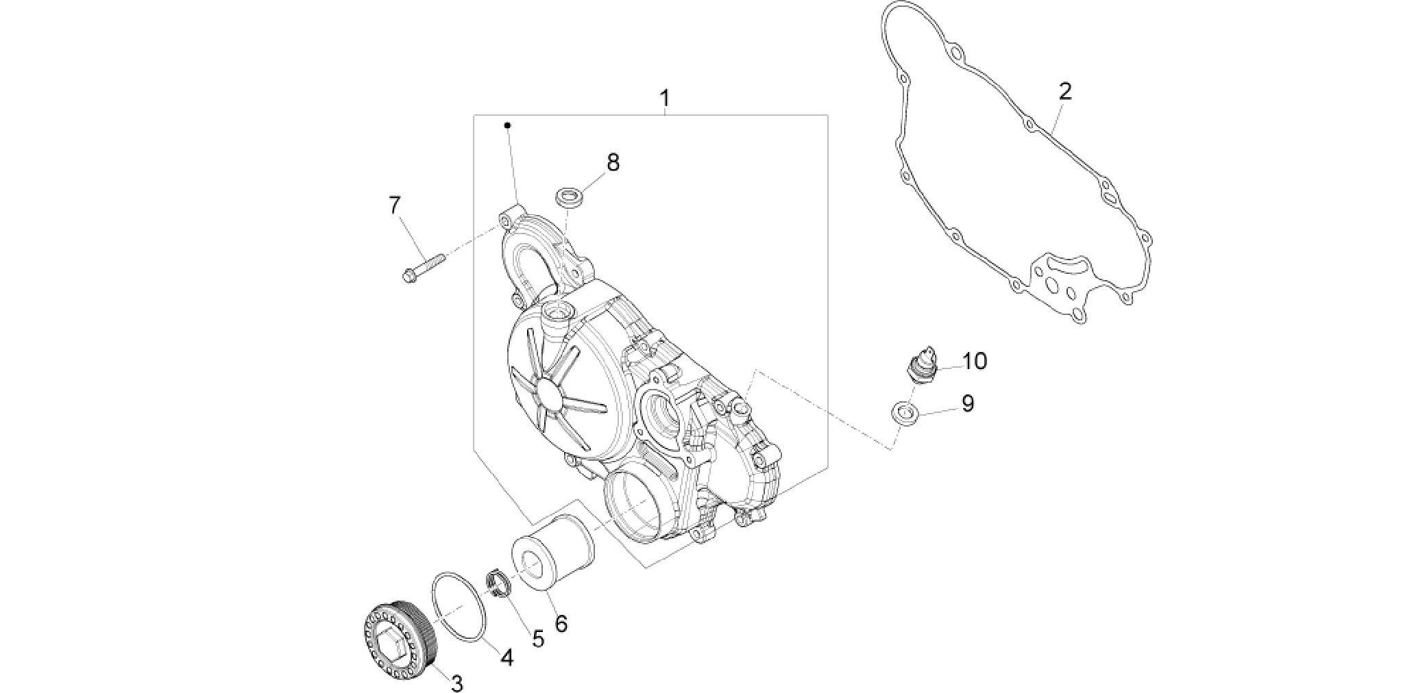 Clutch cover