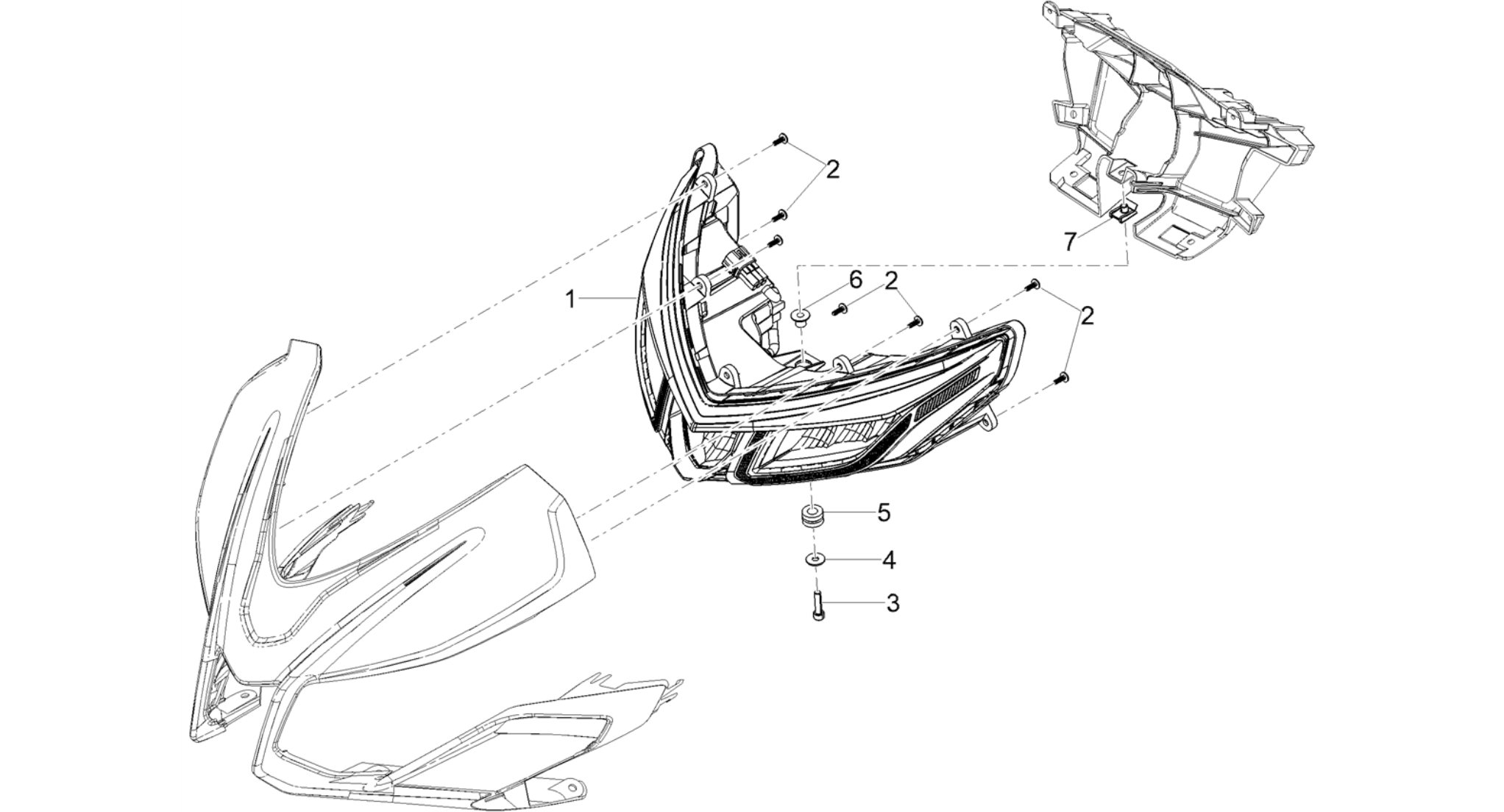 Front headlamps
