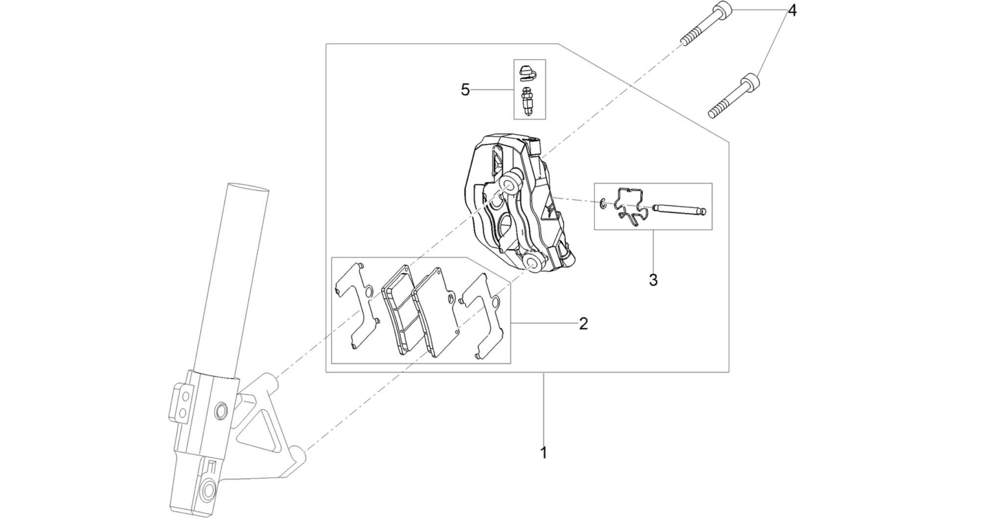 Front brake caliper