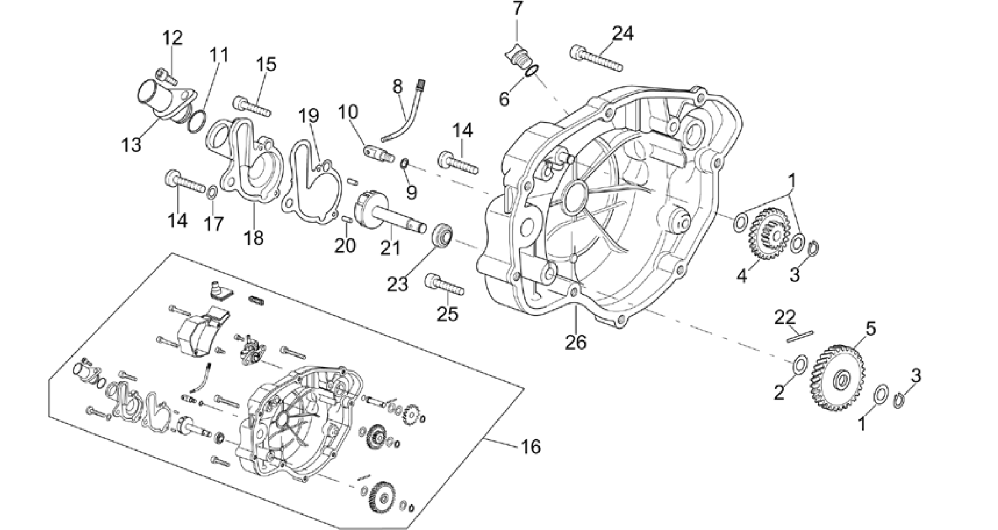 Clutch cover