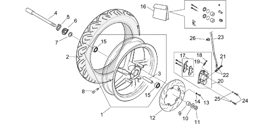 Front wheel