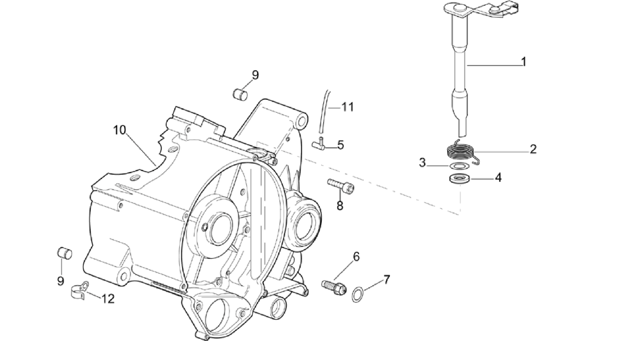 Left crankcase