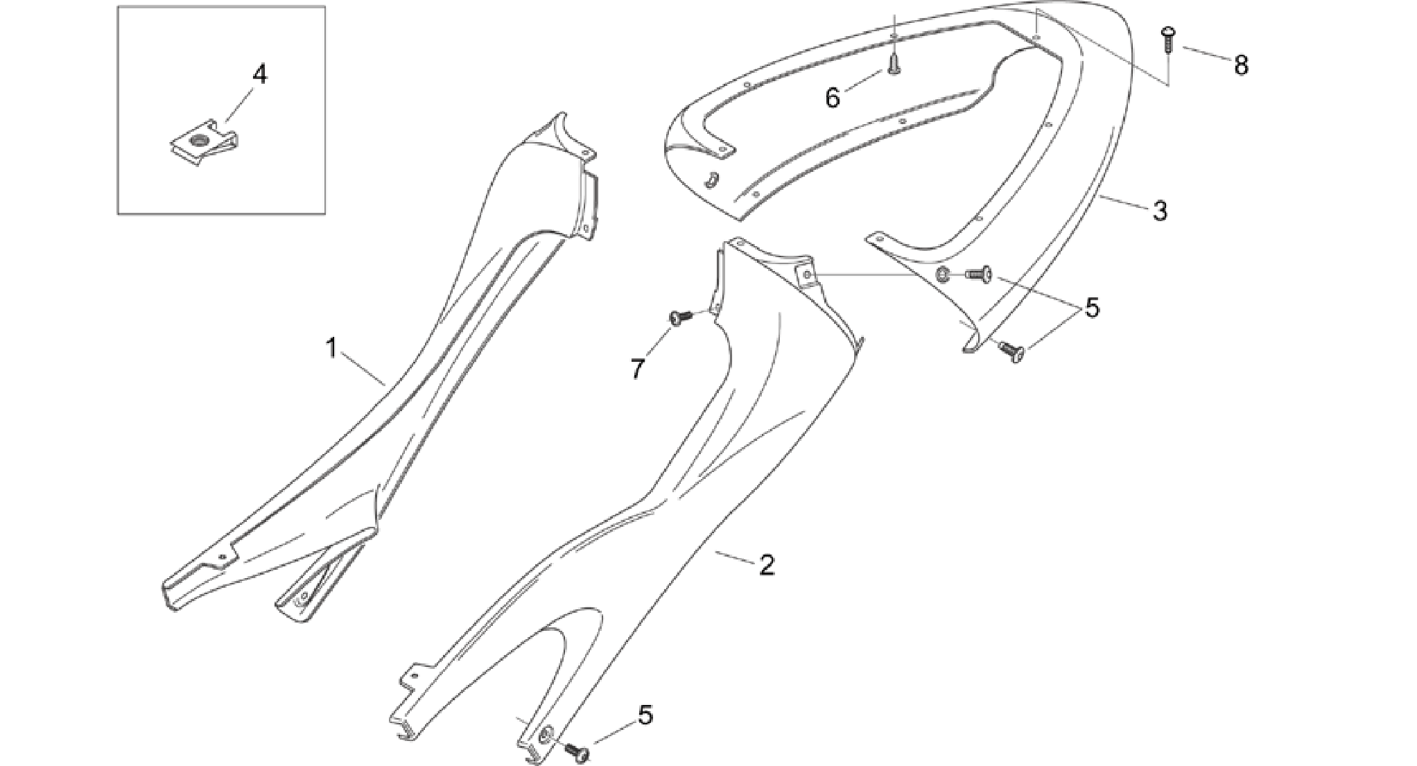 Rear body I