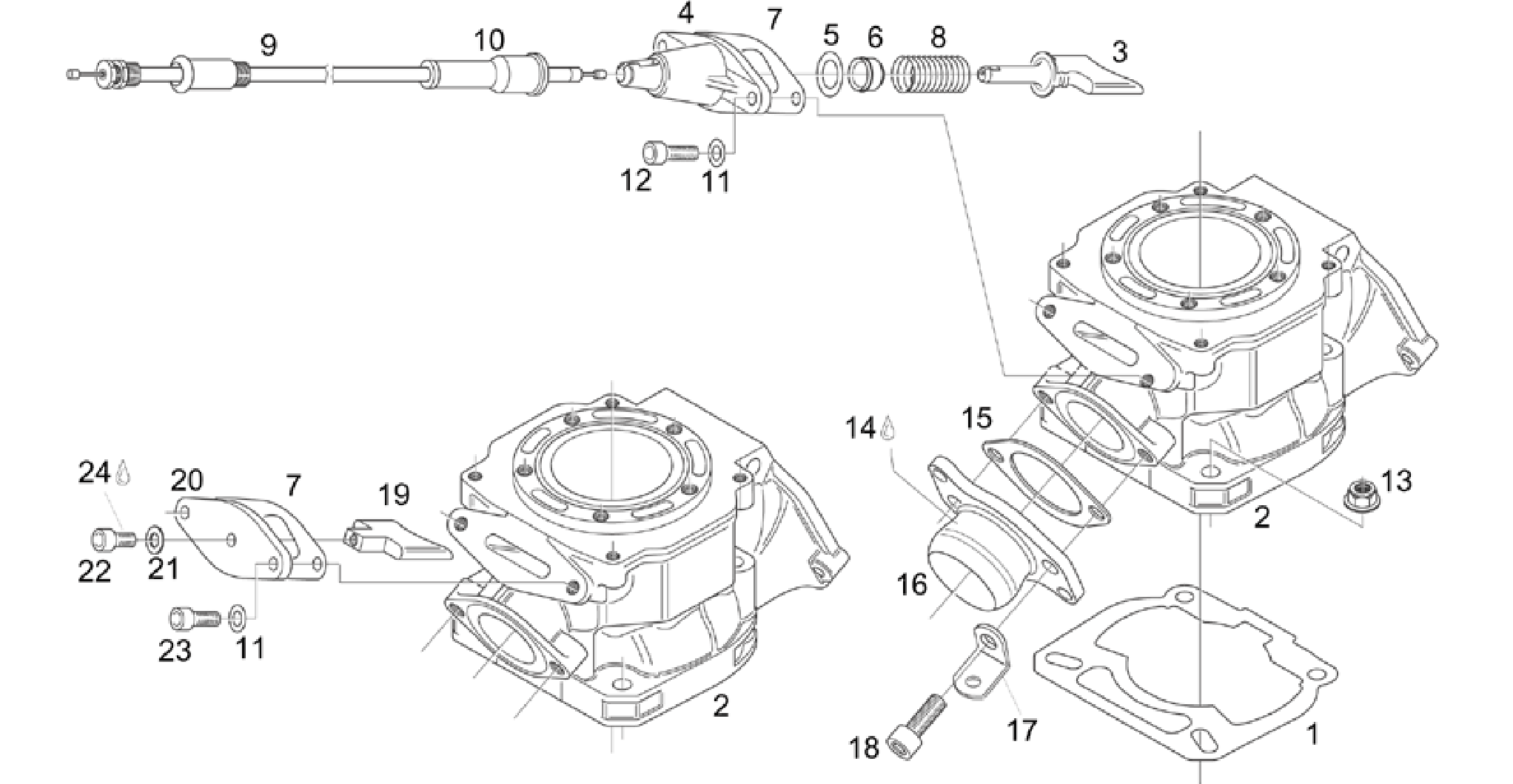 Cylinder - Exhaust valve