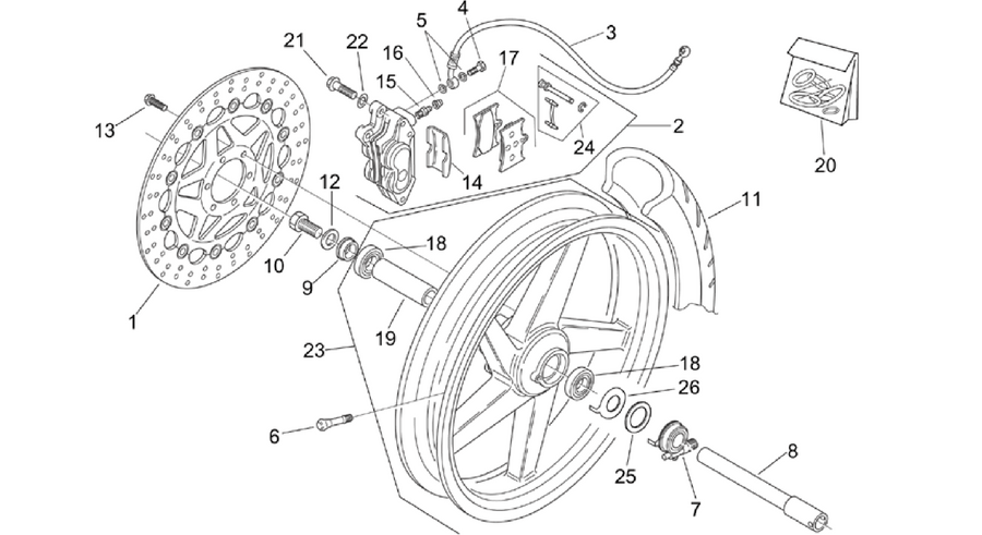 Front wheel