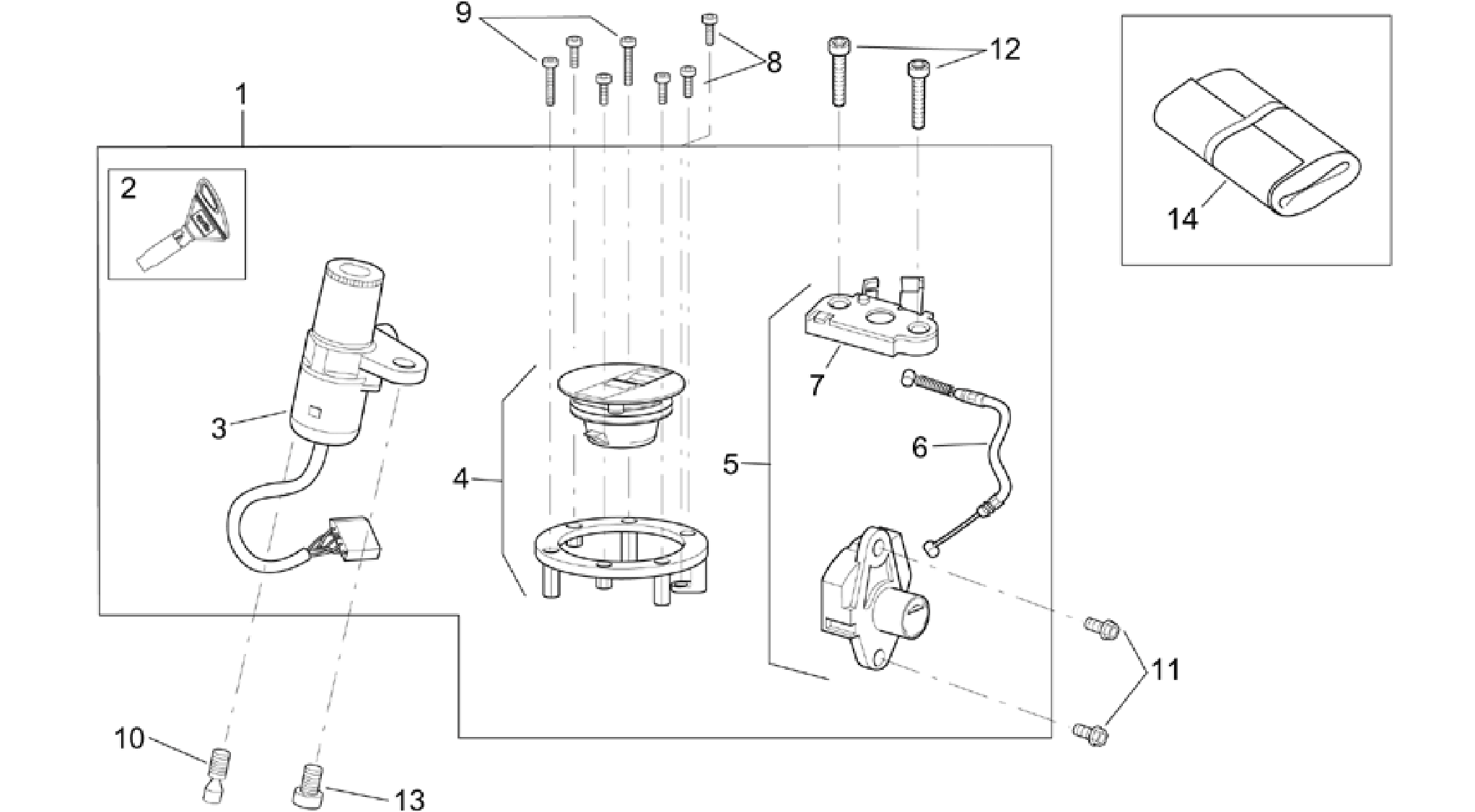Lock hardware kit