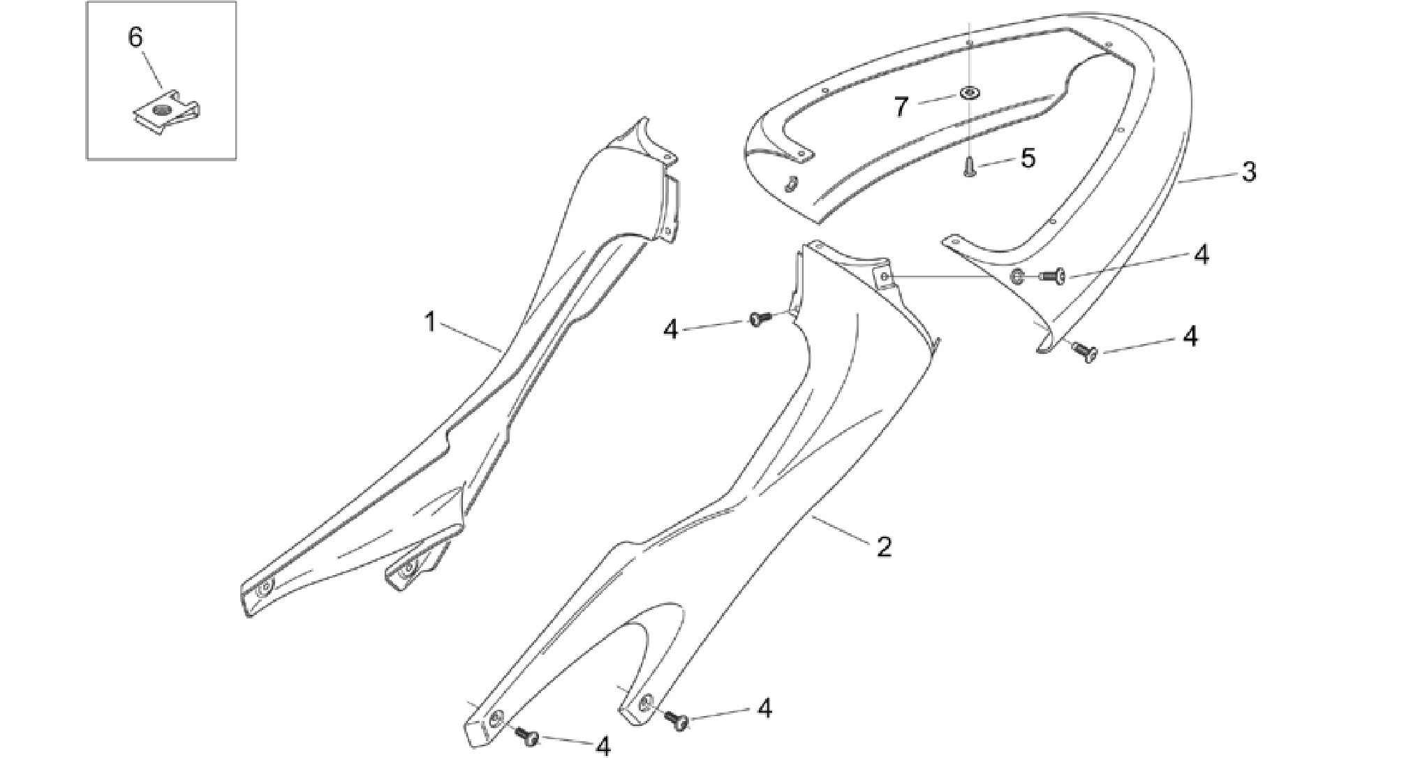 Rear body I