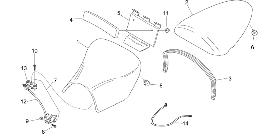 Saddle unit