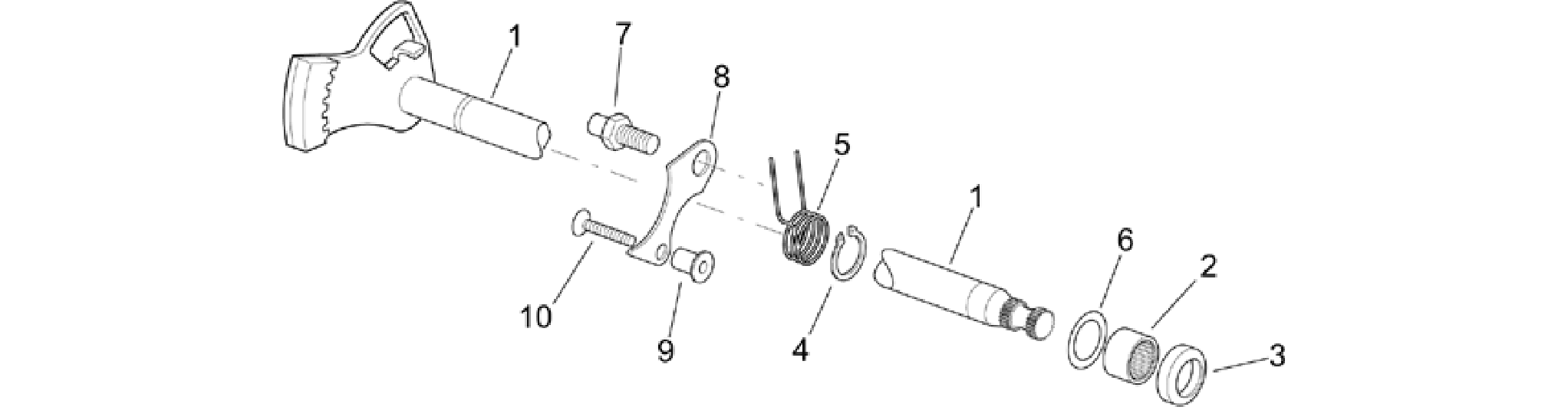 Gear control assembly I