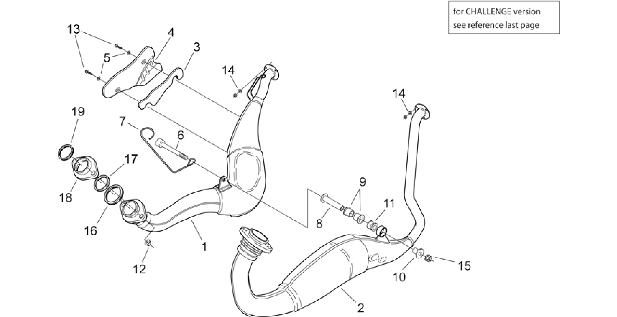 Exhaust unit I
