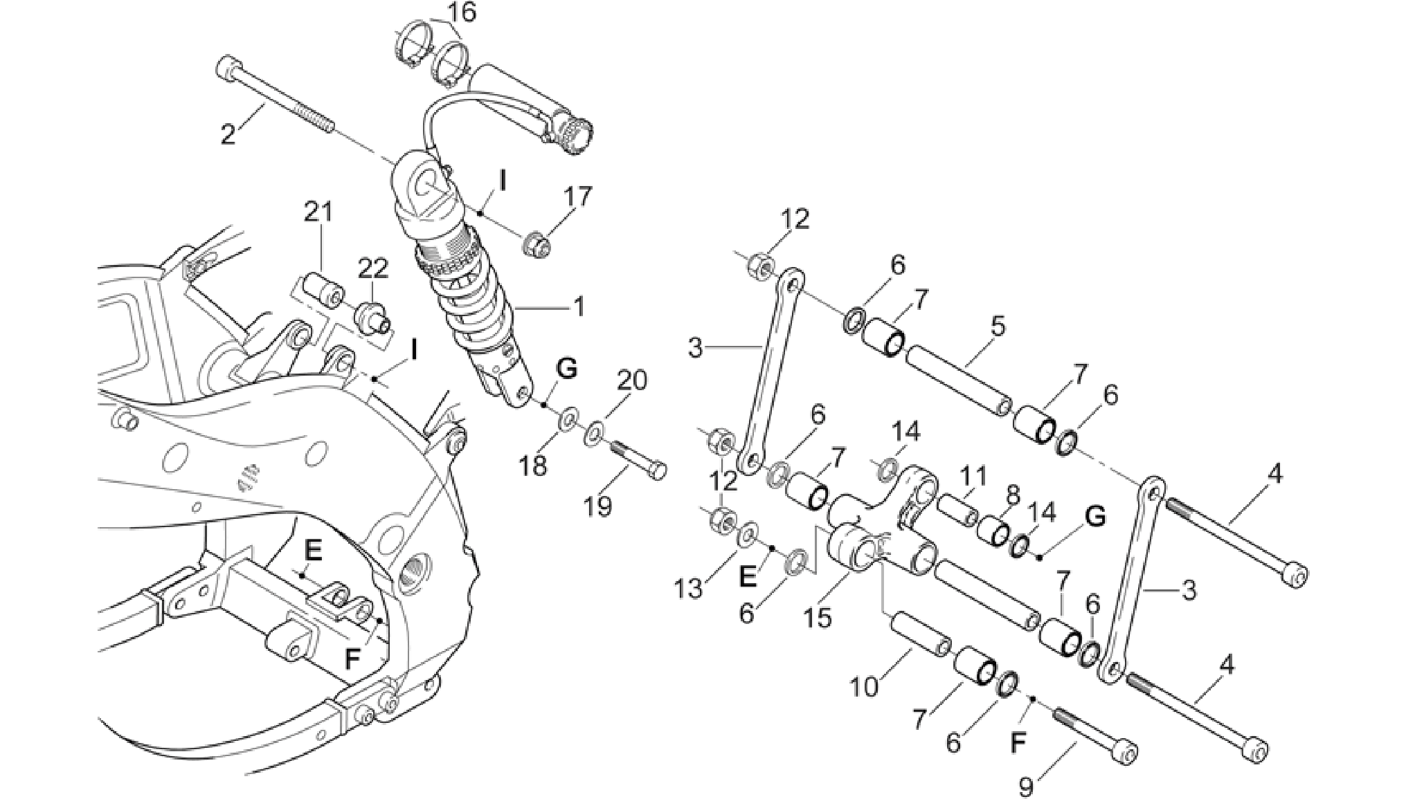 Rear shock absorber