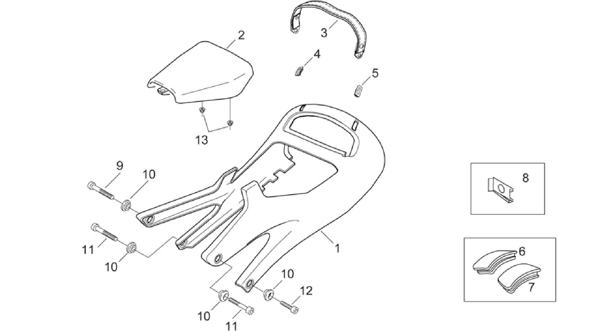 Saddle unit