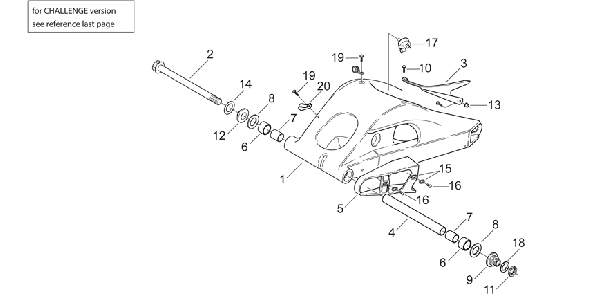 Swing arm