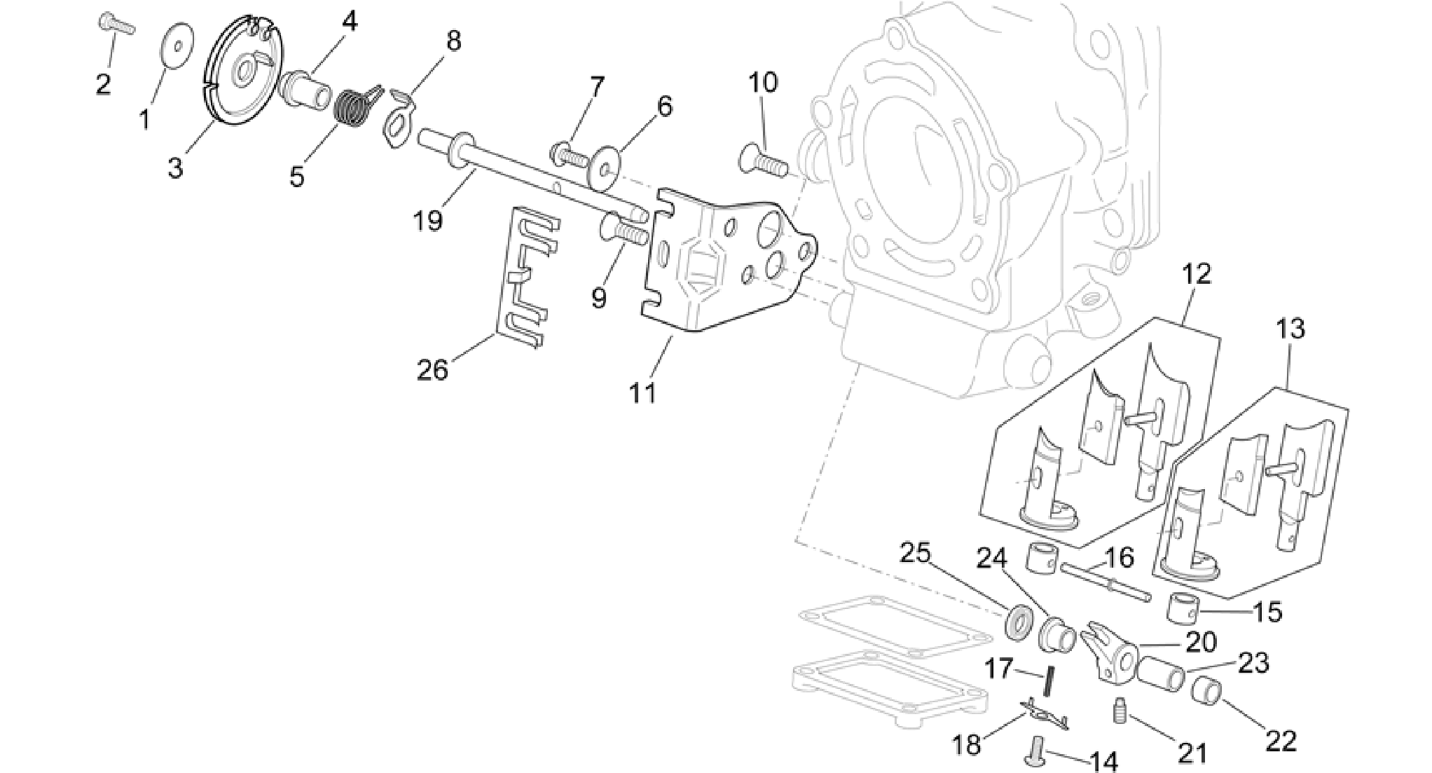 Valves assembly I