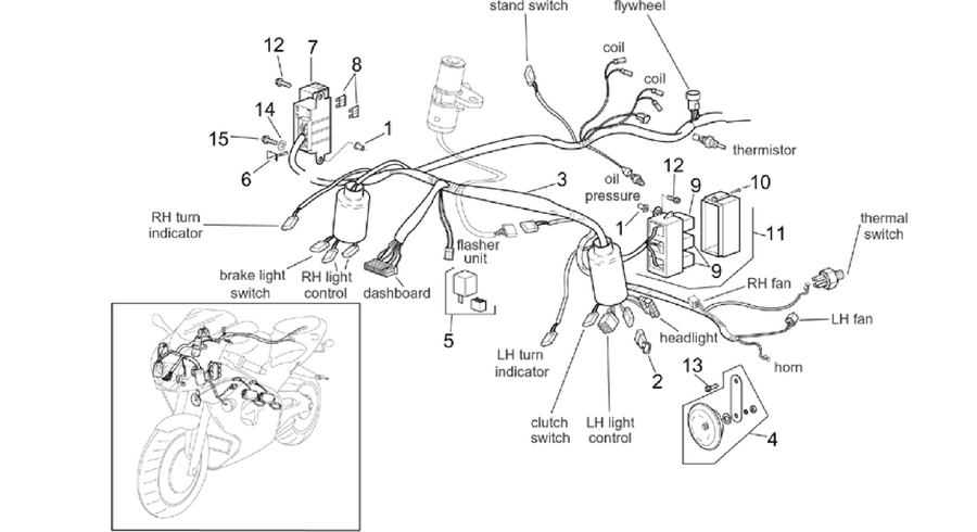 Front electrical system