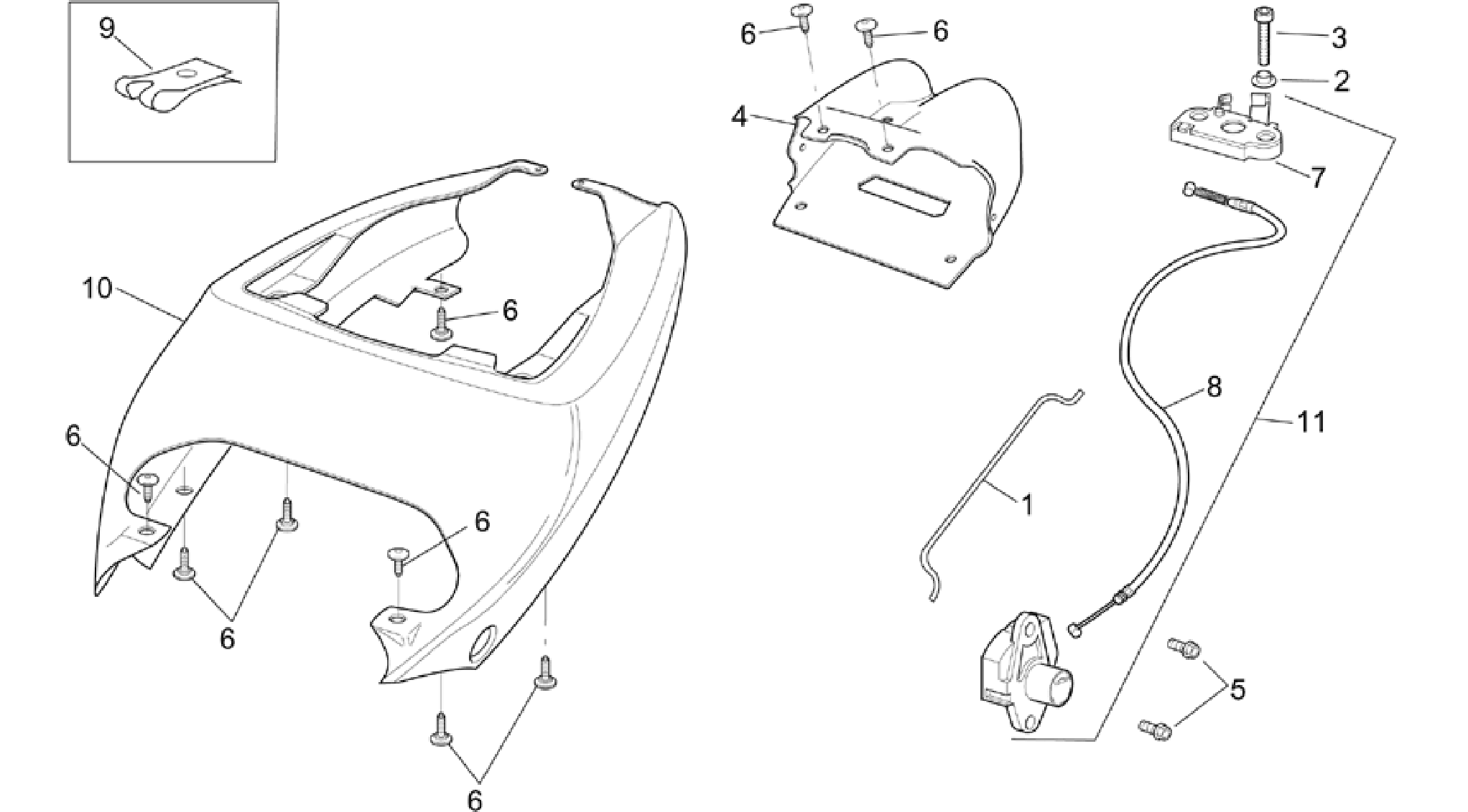 Rear body - Rear fairing