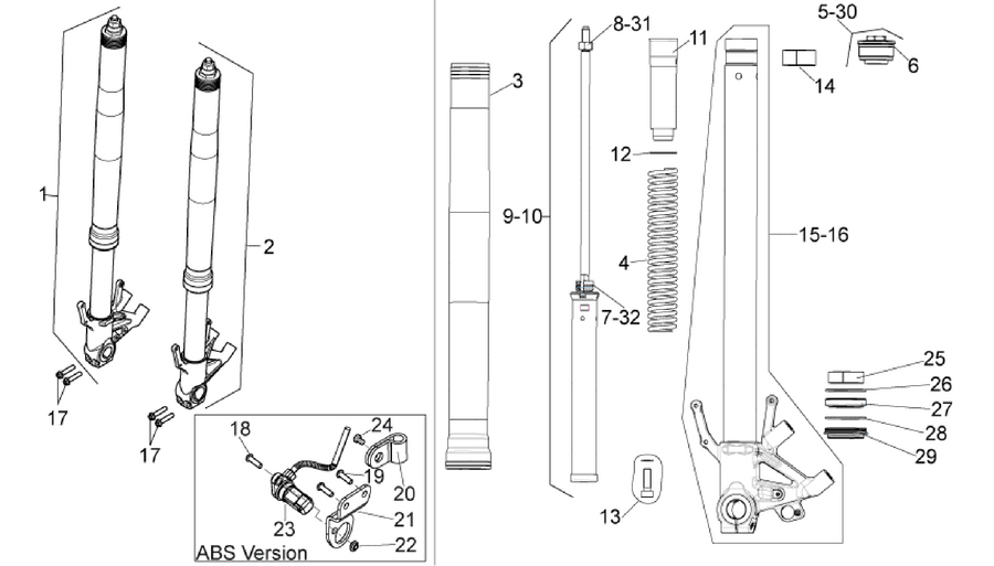 Fron fork II