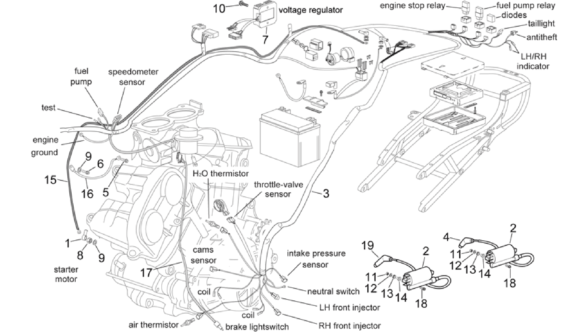 Central electrical system