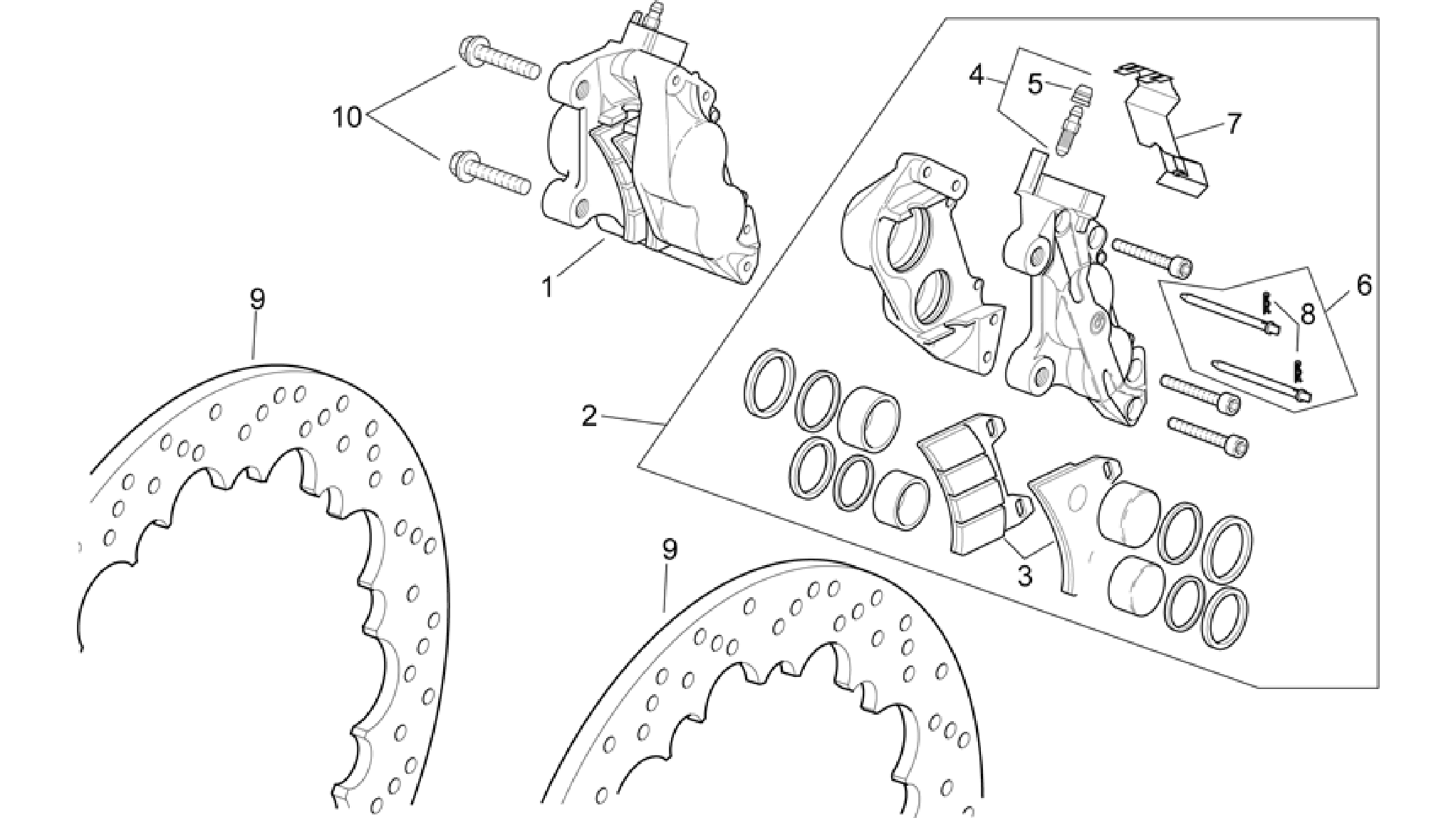 Front brake caliper