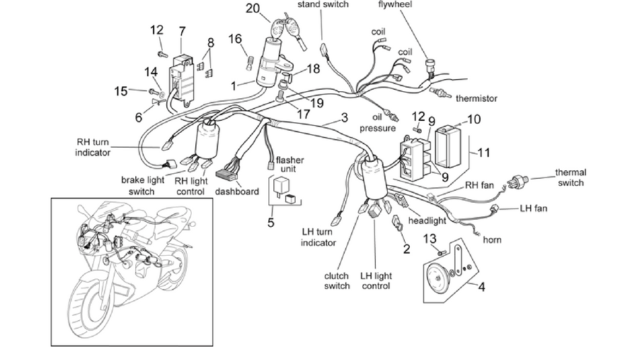 Front electrical system