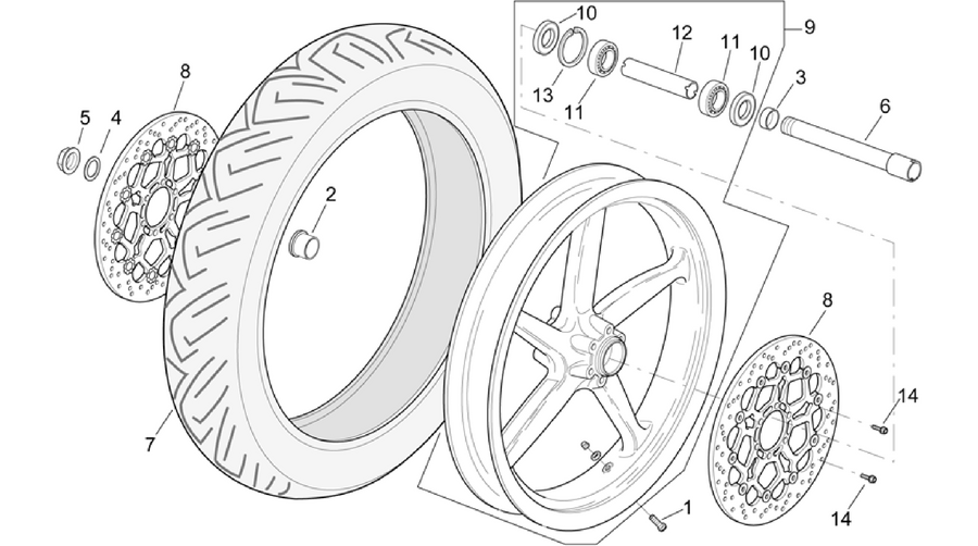 Front wheel