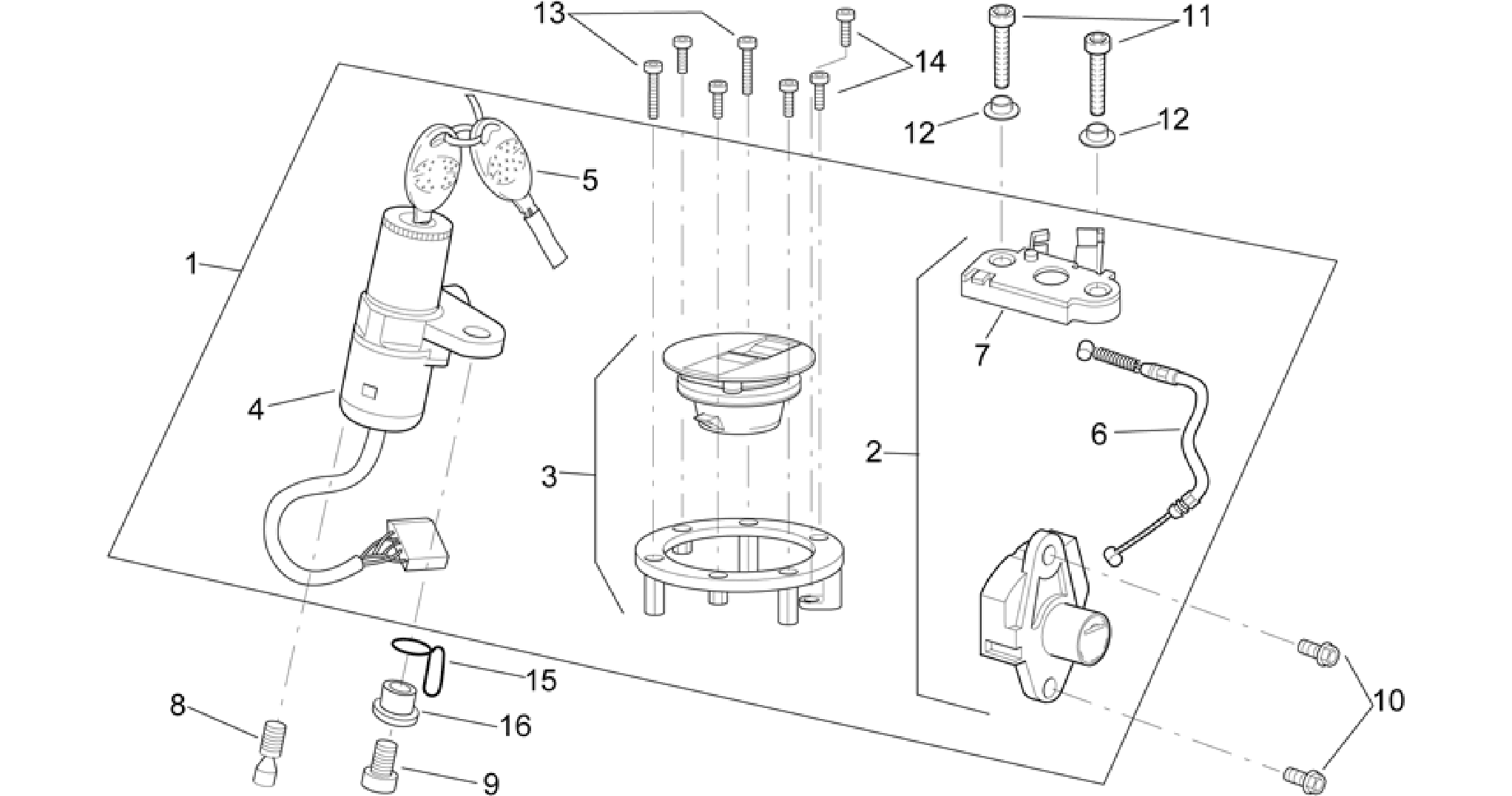 Lock hardware kit