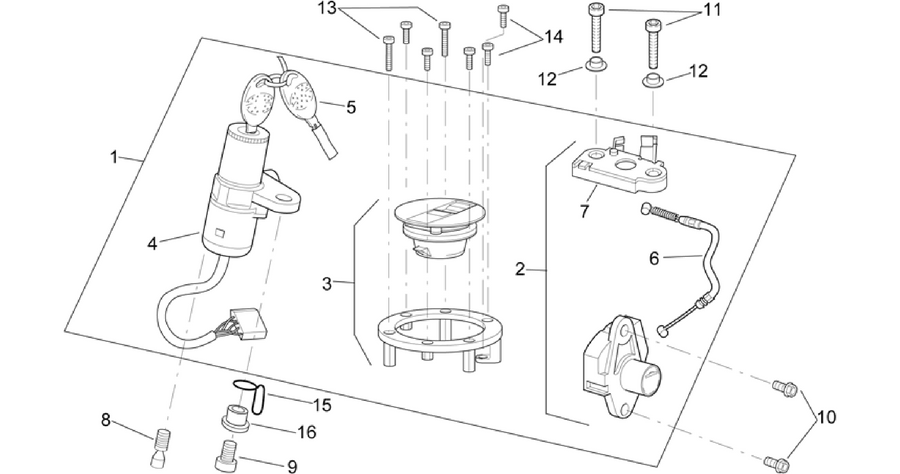 Lock hardware kit
